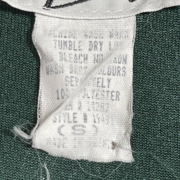 VTG Saybury Womens Velour Full‎ Zip Robe Size S Green Loungewear Long Sleeve - Picture 10 of 10